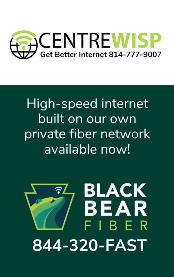 Centre Wisp • Black Bear Fiber <center>Centre Wisp | <b><a href="https://www.centrewisp.com/" target="_blank" rel="noopener noreferrer">CLICK HERE to view the website</a></b></center><center>Black Bear Fiber | <b><a href="https://www.blackbearfiber.com/" target="_blank" rel="noopener noreferrer">CLICK HERE to view the website</a></b></center>