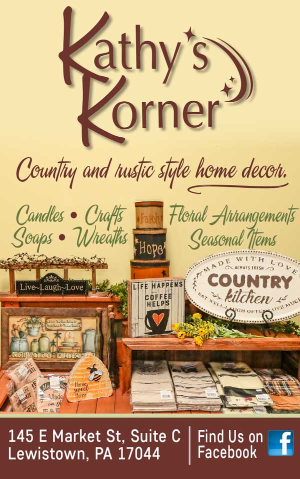 Kathy's Korner <center>Kathy's Korner | <b><a href="https://www.facebook.com/145EMarketstreet" target="_blank" rel="noopener noreferrer">CLICK HERE to view the website</a></b></center>